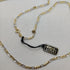 Collana catena maglia intrecciata oro 18k bicolore 60 cm 6.60 gr | Gioiellitosti.it